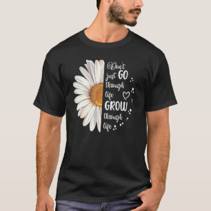 かわいいデイジーは生き延びないやる気を起こさせる Tシャツ