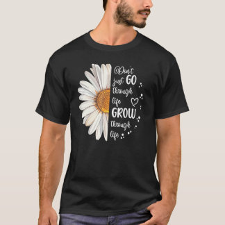 かわいいデイジーは生き延びないやる気を起こさせる Tシャツ