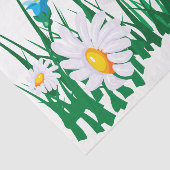 かわいいデイジーフィールド花の切り離し 薄葉紙 (詳細)