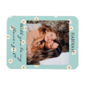 かわいいデイジーフォトフラワーガール提案 マグネット (横)