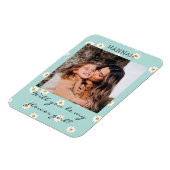 かわいいデイジーフォトフラワーガール提案 マグネット (左側)