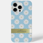 かわいいデイジーフラワーズスカイブルーフローラデイジー Case-Mate iPhoneケース (裏面)