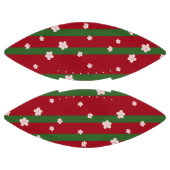 かわいいデイジーフラワーメリークリスマスパーティー アメリカンフットボール (パネル)