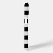 かわいいデイジー花名白黒ストライプ花 Case-Mate iPhoneケース (裏面 / 右)