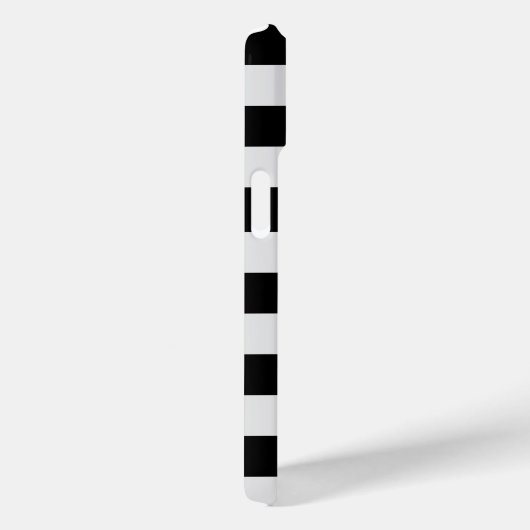 かわいいデイジー花名白黒ストライプ花 Case-Mate iPhoneケース (裏面 / 右)