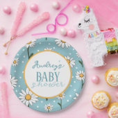 かわいいデイジー テーマの紙皿 ペーパープレート (パーティー)