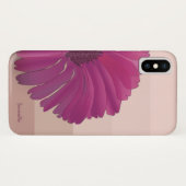 かわいいデイジー、花、ストライプ - オリジナルデザイン Case-Mate iPhoneケース (裏面(横))
