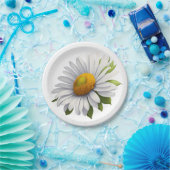かわいいデイジー— Power of Flowers ペーパープレート (パーティー)