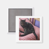 かわいいデイブスクエアマグネット マグネット (正面/裏面)