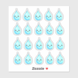 かわいいデイリーウォーター追跡ツール シール