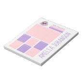 かわいいデイリーオーガナイザーの名前 ノートパッド (回転)