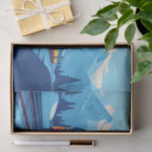 かわいいデカップトレイン愛好家レトロ 薄葉紙 (ギフト)