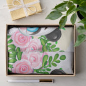 かわいいデカップパンダのクマ愛好家ティッシュペーパー 薄葉紙 (ギフト)