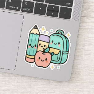 かわいいデザインのバックトゥスクール シール