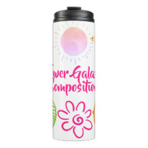 かわいいデザインの花銀河系組み合わせ