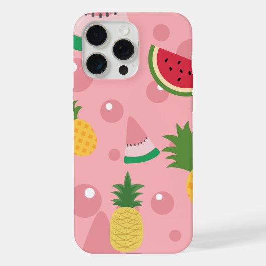 かわいいデザインのApple iPhone 15 Pro Maxケース iPhoneケース (裏面)