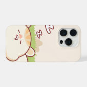 かわいいデザインのiPhone 15 Proケース iPhoneケース (裏面横)