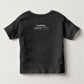 かわいいデザインパパジョーク読む父の日 トドラーTシャツ (裏面)