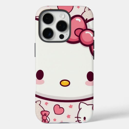 かわいいデザイン付き子猫 Case-Mate iPhoneケース (裏面)