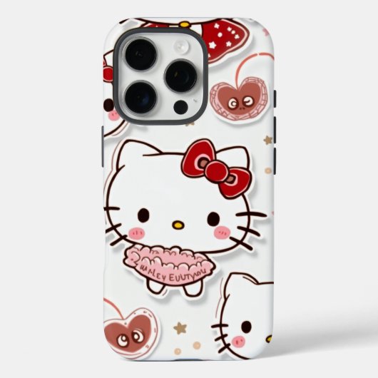 かわいいデザイン付き子猫 Case-Mate iPhoneケース (裏面)
