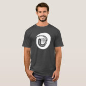 かわいいデザイン文字私のパパは冗談をクラックしようとしている。 Tシャツ (正面フル)