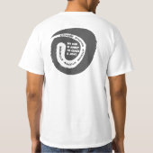 かわいいデザイン文字私のパパは冗談をクラックしようとしている。 Tシャツ (裏面)