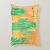 かわいいデザートサボテン アクセントクッション (正面(垂直))