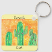 かわいいデザートサボテン キーホルダー (裏面)
