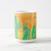 かわいいデザートサボテン コーヒーマグカップ (中央)