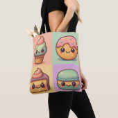 かわいいデザートトート トートバッグ (クローズアップ)