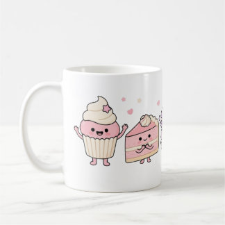 かわいいデザートマグ、かわいいスイーツのコーヒーカップ コーヒーマグカップ