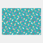 かわいいデザート ラッピングペーパーシート (正面3)