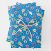 かわいいデザート ラッピングペーパーシート (インサイチュ)