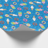 かわいいデザート ラッピングペーパー (角)