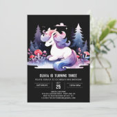 かわいいデジタル馬の誕生日 招待状 (スタンド正面)