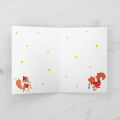 かわいいデッキと動物たちのお部屋 サンキューカード (内部)