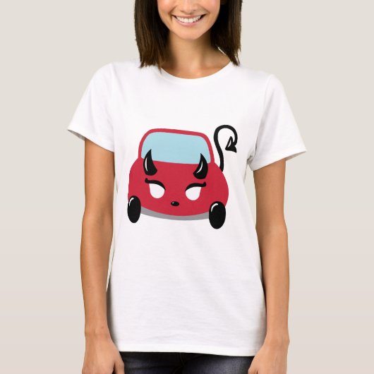 かわいいデビルカーTシャツ Tシャツ (正面)