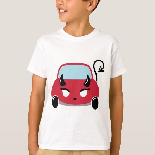 かわいいデビルカーTシャツ Tシャツ (正面)