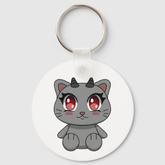 かわいいデビルキャット キーホルダー