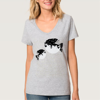 かわいいデピーふぐイラストTシャツ Tシャツ
