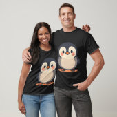 かわいいデブペンギン かわいい赤ちゃんペンギン Tシャツ (ユニセックス)