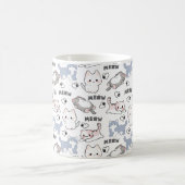 かわいいデブ猫とニャンハート コーヒーマグカップ (中央)