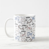かわいいデブ猫とニャンハート コーヒーマグカップ (左)