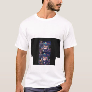 かわいいデベロッパー猫プログラマーTシャツ | かわいいコーディング Tシャツ