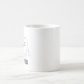 かわいいデンタルフロスボス コーヒーマグカップ (中央)