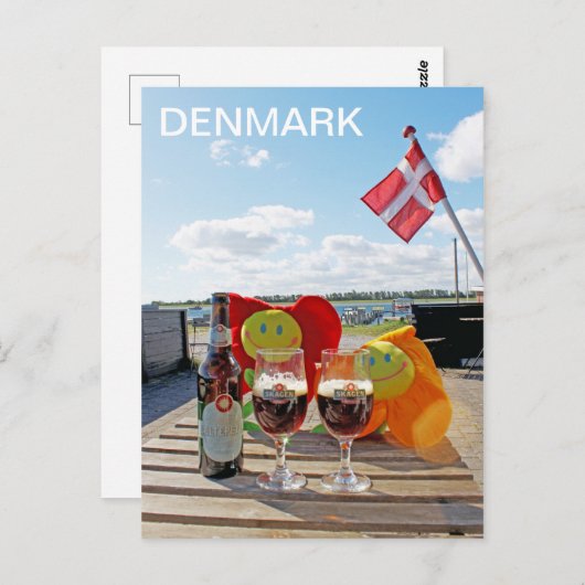 かわいいデンマークのポストカード。 ポストカード (正面/裏面)