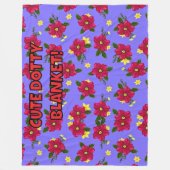 かわいいトイレ毛布フリースブランケット! フリースブランケット (正面)