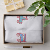 かわいいトイ列車 薄葉紙 (ギフト)