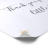 かわいいトゥインクルリトルスター1st誕生日へようこそ ポスター (角)