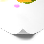 かわいいトゥーカンの鳥 ポスター (角)